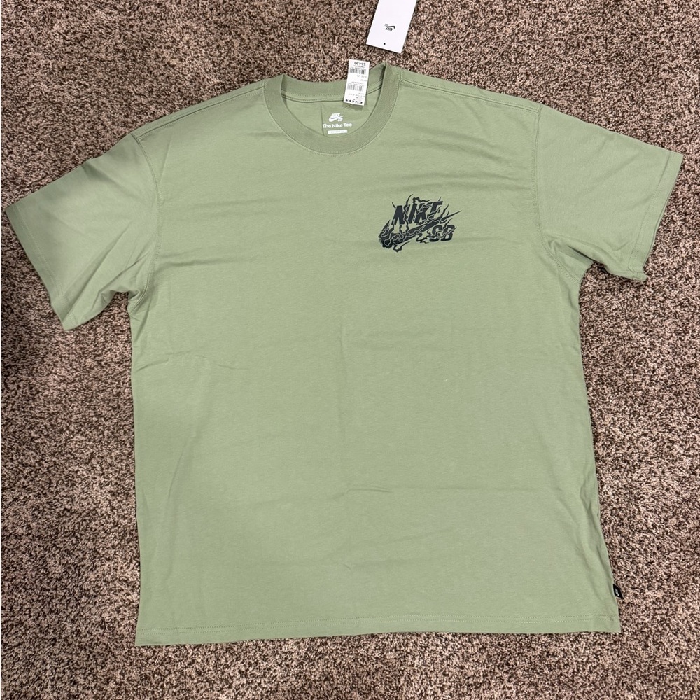 Nike SB Olive Men's Short Sleeve Tee